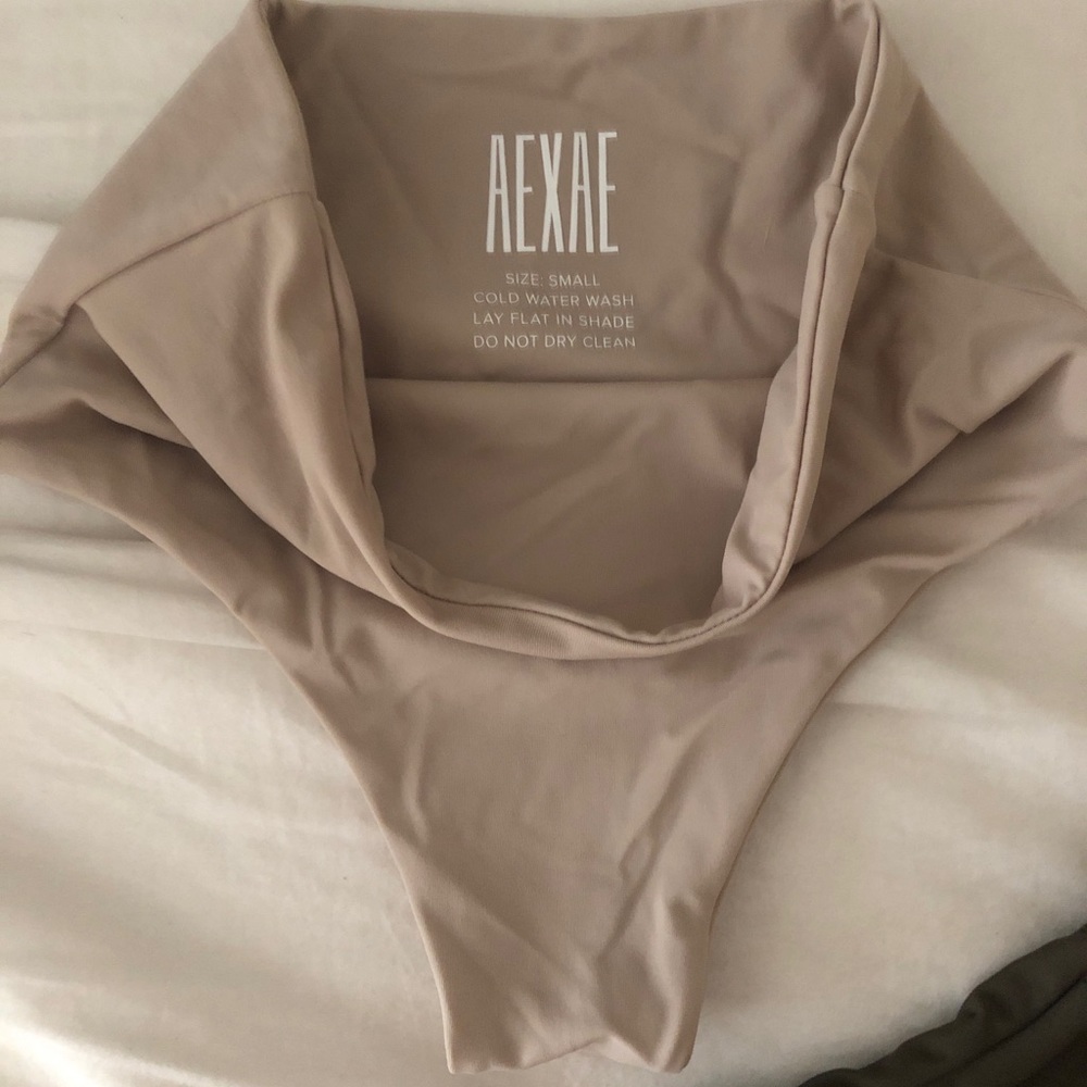Set of 3 AEXAE swimsuit bottoms- small, NWOT